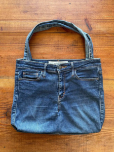 Sac fait en upcycling de denim